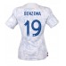 Cheap France Karim Benzema #19 Away Football Shirt Women World Cup 2022 Short Sleeve